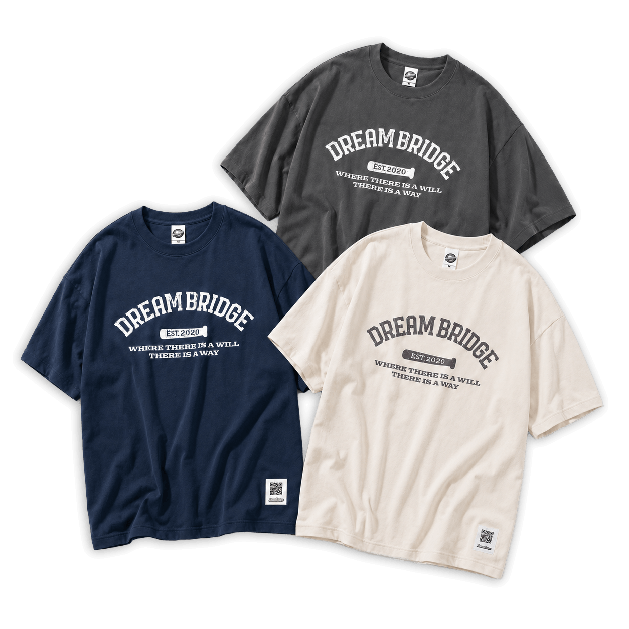 3色のDREAM BRIDGE Tシャツ
